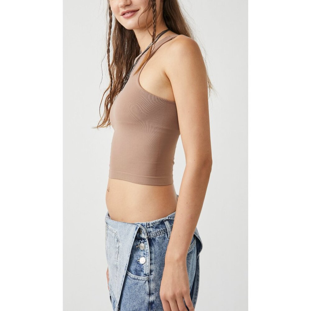 FREE PEOPLE Clean Lines Cami / Strawberry Roan - Picture 5 of 7